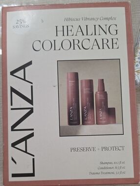 Lanza Healing Colorcare Shampoo-  Conditioner - Treatment Set
